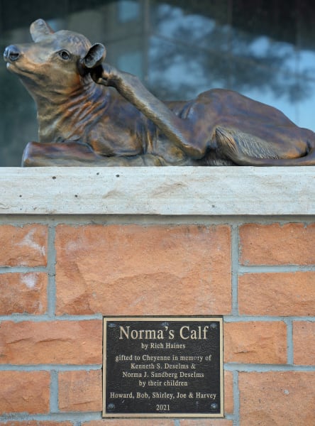 Norma S Calf From The Collection Of Cheyenne Laramie County Public Art