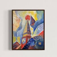 Red sun and Tower - view 5