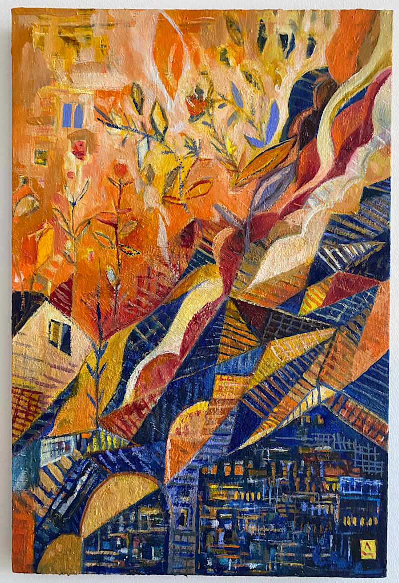Orange Flower Garden