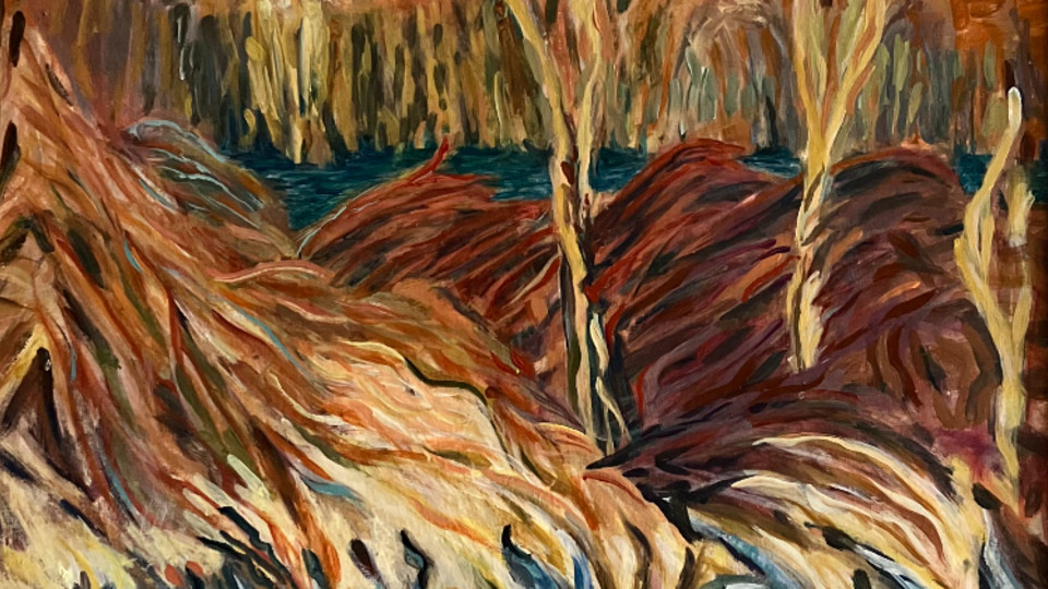 759- Fall Reeds - Sculptures in the Wetlands - Klamath Wildlife Refuge