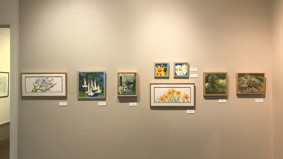 Video of the Rogue Gallery’s   "Baldesarre’s  Gardens Italio" , a  painting exhibition 