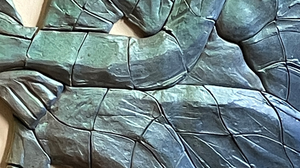 Work from 1990; Completed while working on a large scale public art piece