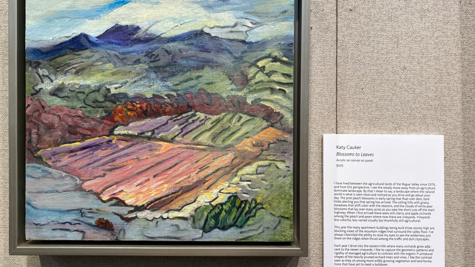 Currently Showing Art Anout Agriculture at the Giustina Gallery 