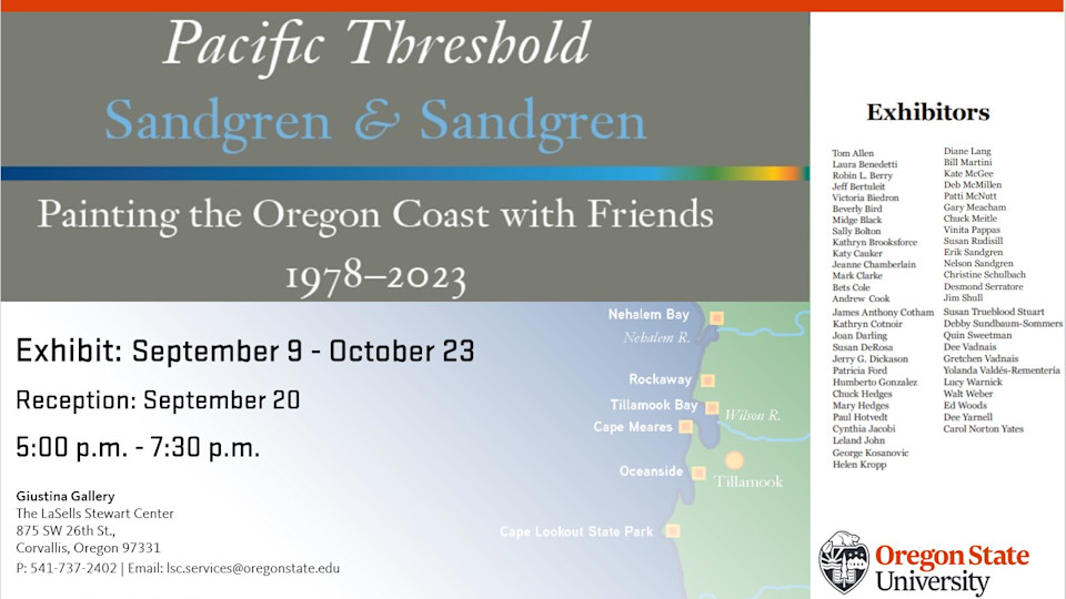 Pacific Threshold: Sandgren and Sandgren & Friends; Painting the Oregon Coast