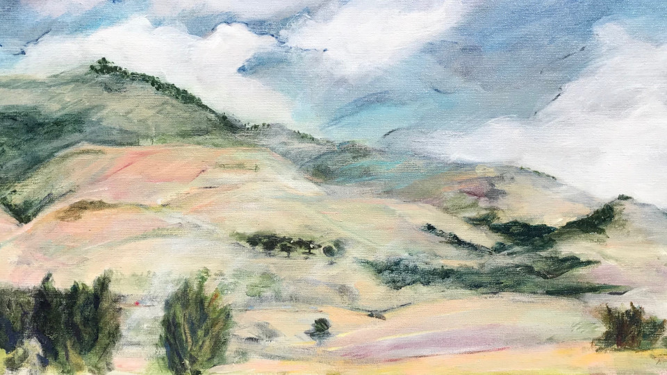 "Summer Daze" One of Six Paintings currently in Exhibitions around Oregon 