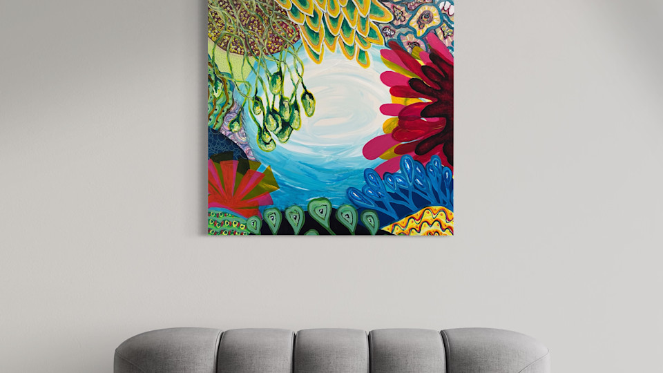 Liz Morton's Tranquility in Artio Gallery Global Horizon's International Exhibition