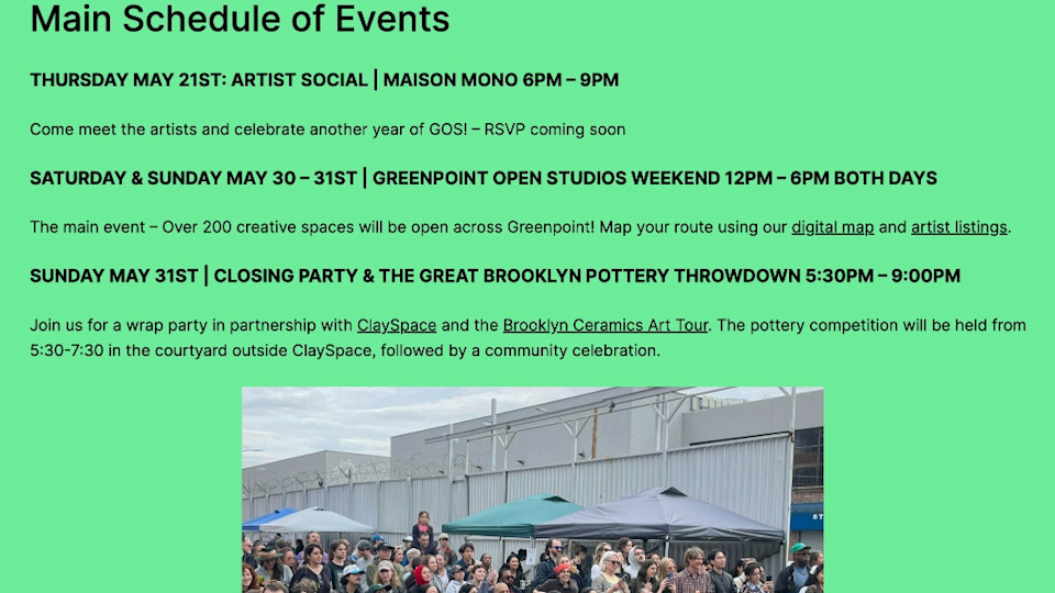 Greenpoint Open Studios