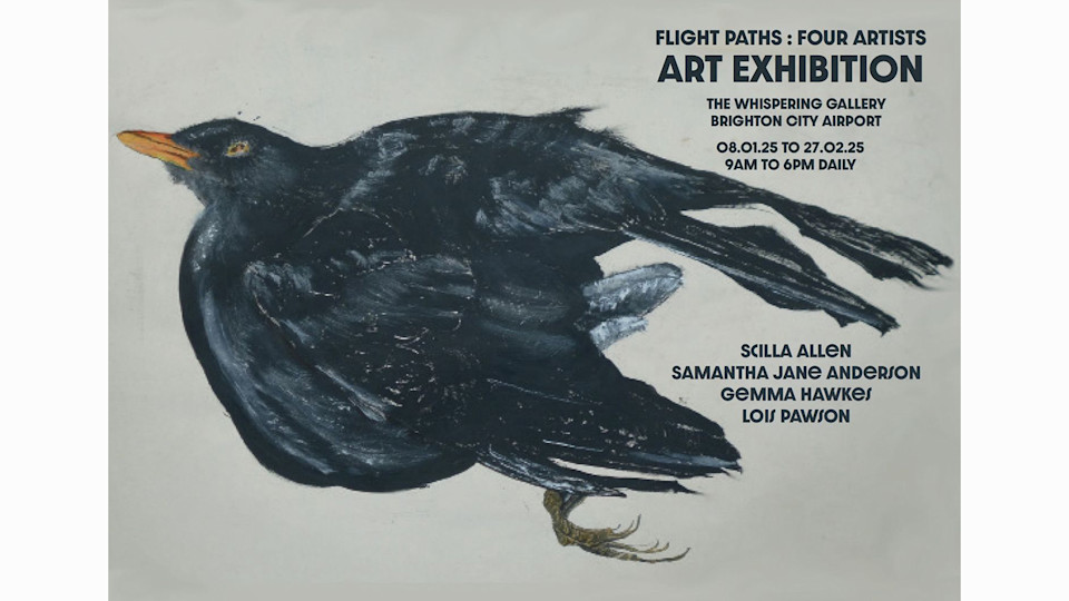 Flight Paths Four Artist Art Exhibition - Whispering Gallery  - 8 Jan 2025 – 27 Feb 2025