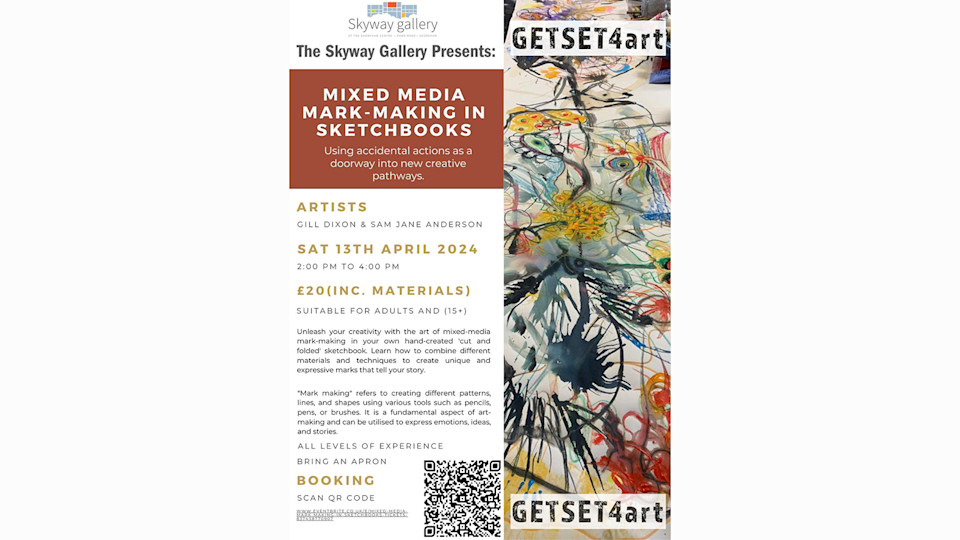 Mixed Media Mark-Making in Sketchbooks Workshop  - 13 Apr 2024