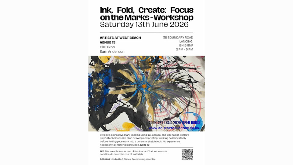 Ink, Fold, Create: Focus on the Marks Workshop - 13 June 2026
