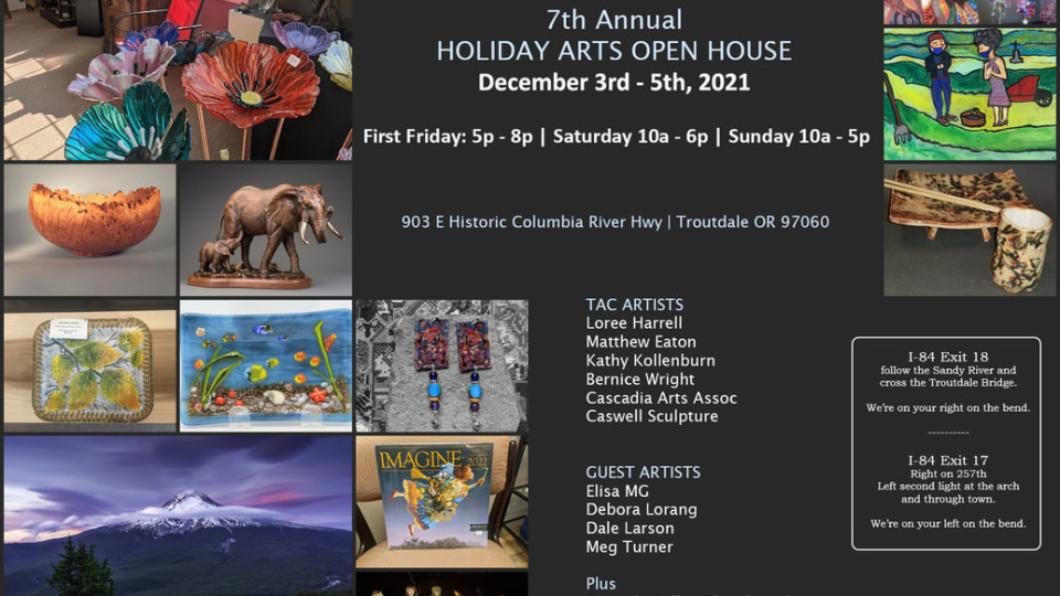 Holiday Open House at Troutdale Art Center