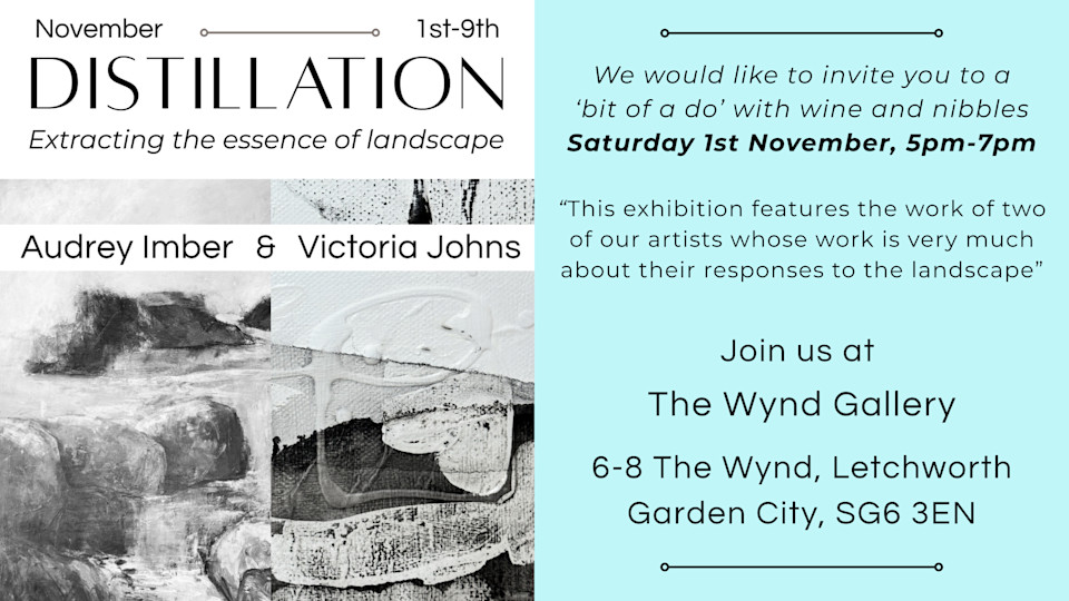 You're the first to hear - my next exhibition "DISTILLATION"