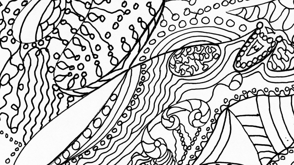 Coming Soon, A Coloring Page for "In The Red"
