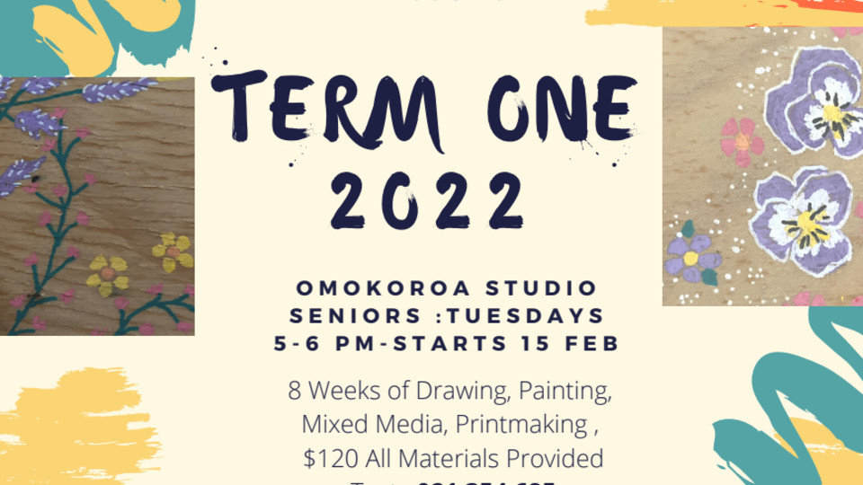 Art Class Seniors, Term 1 2022