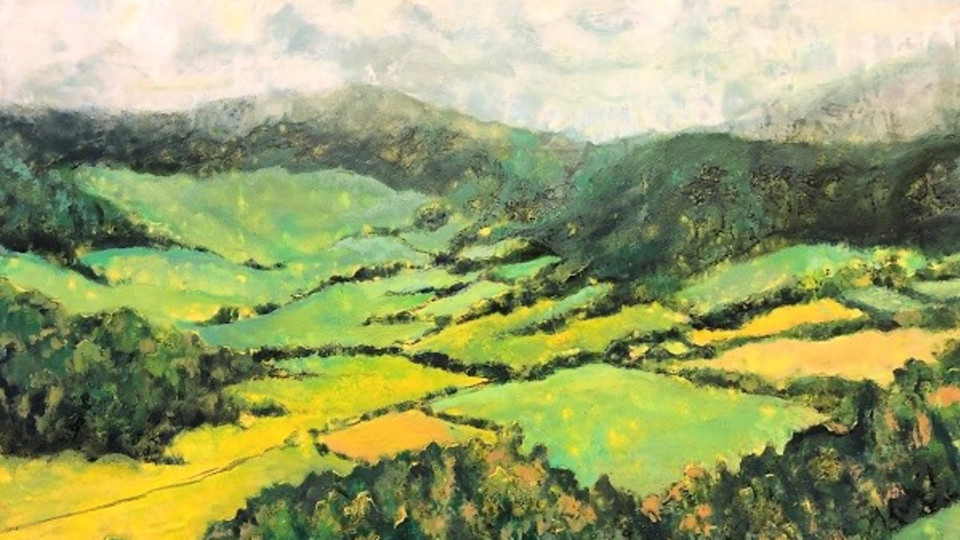 "Influencers: Color and Texture" Paintings by Anne Stine and Leanne Fink