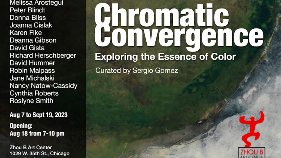 "Chromatic Convergence" at the Zhou B Art Center through September 19