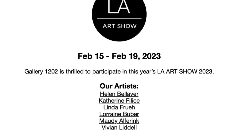 LA Art Show with Gallery 1202