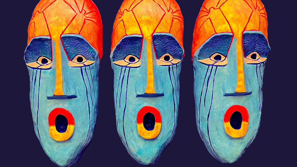 Masks Commissioned for Prize of Hope Award by Dell'Arte International