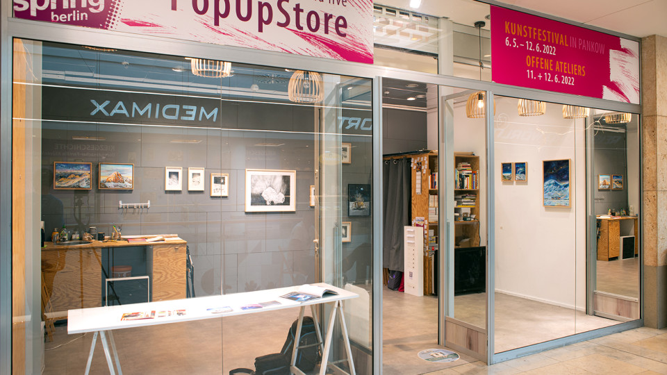 Solo Show at artspring PopUp Store