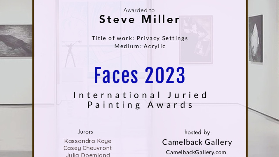 Finalist - Faces 2023 International Juried Painting Awards