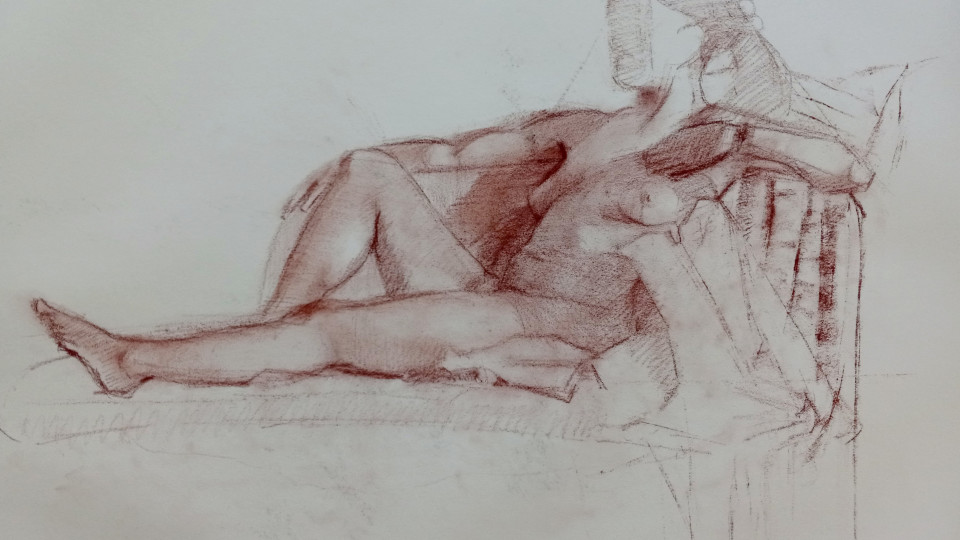 Instructed Life Drawing Workshop at Location 1980