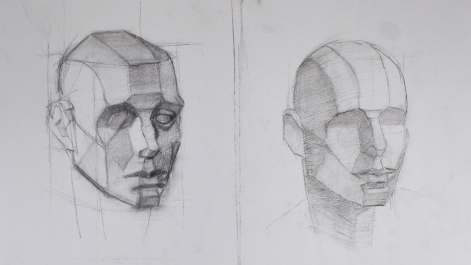 Intro to Portrait Painting in Oil and Charcoal, Orange County