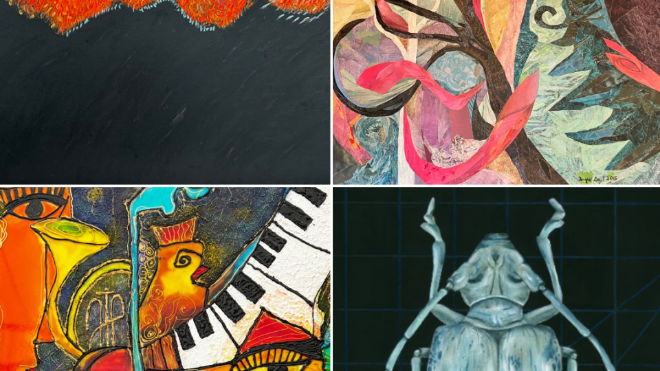 "New Members Show" featuring Tabitha Abbott, Ruth Kapcia, Sanjida Mity and Ingrid Sojit