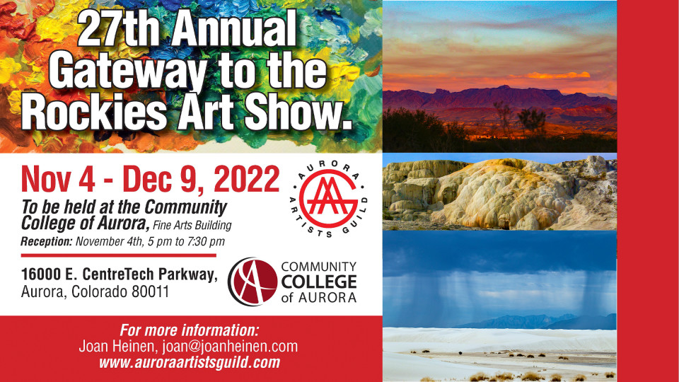 27th Annual gateway to the Rockies Art Show