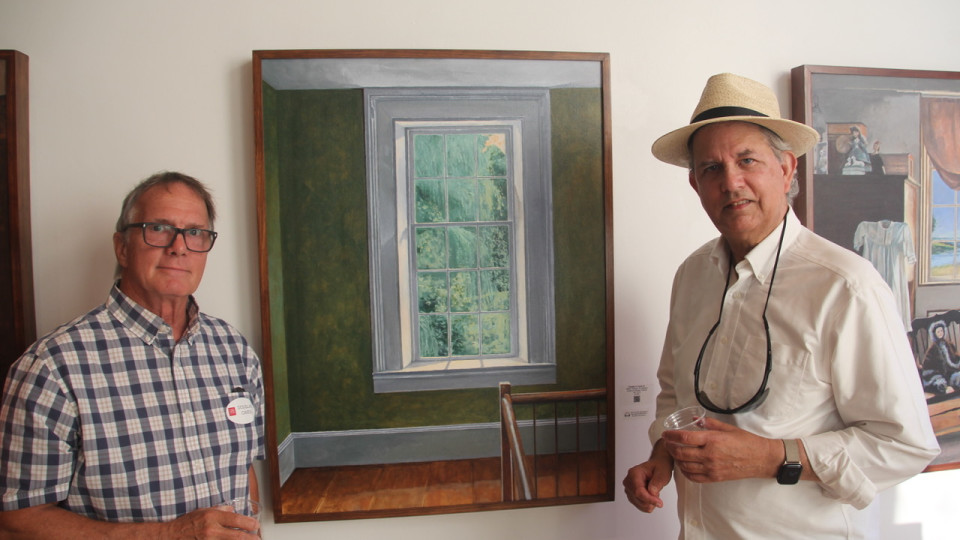 Last days of my show at The Portland Art Gallery