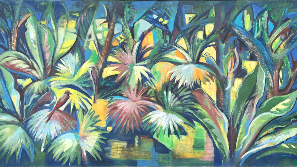Finding a Sybil Atteck Artwork in deep South Trinidad