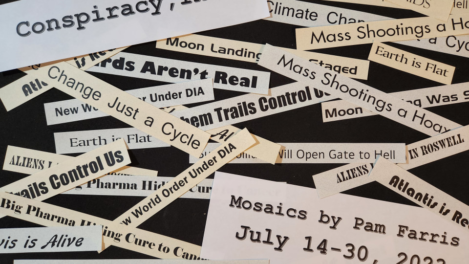 Upcoming art show of mosaics 