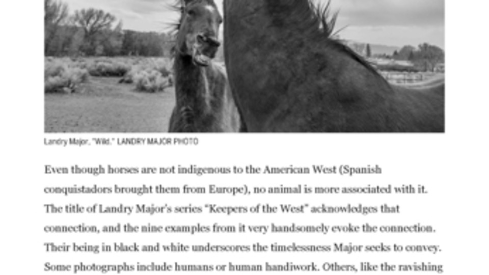 Keepers of the West Review in The Boston Globe Arts Section