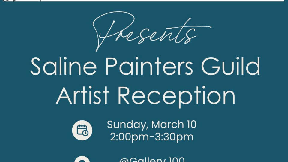 Saline Painters Guild at Gallery 100 in Chelsea MI