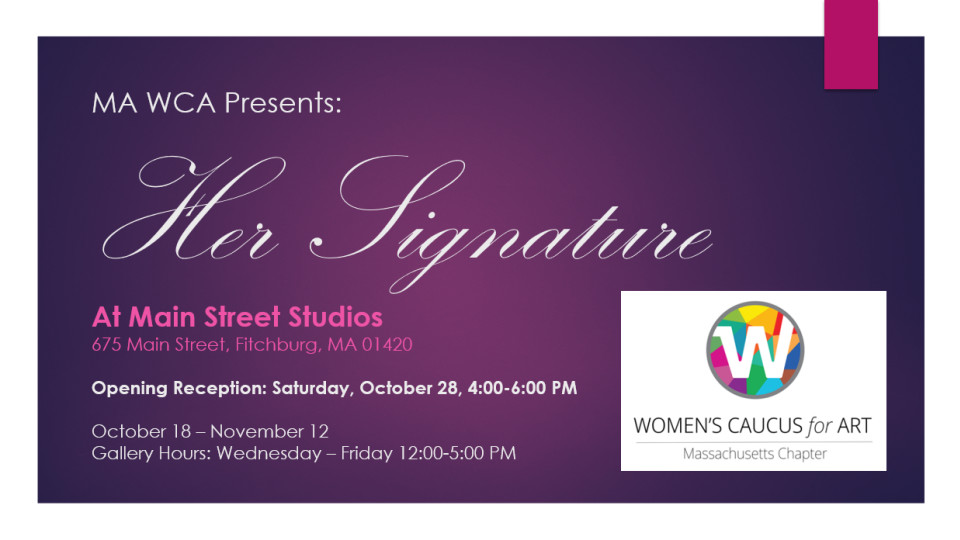 "Her Signature" at Main Street Studios