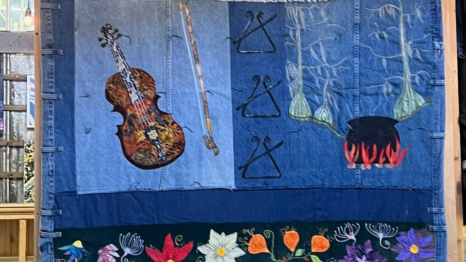 Whirlybird Artists-in-Residence Quilt 