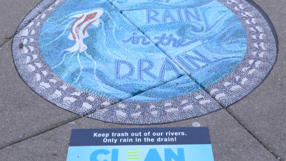 Only Rain In The Drain