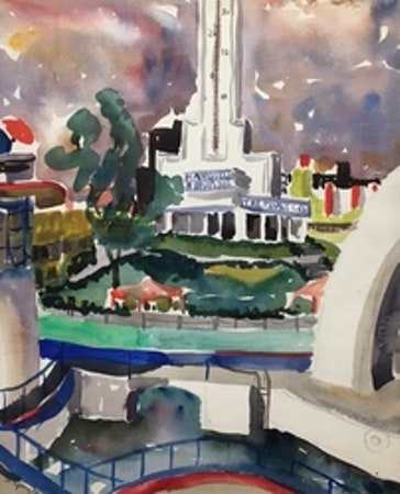 World's Fair Scene by Tunis Ponsen, Image 1.
