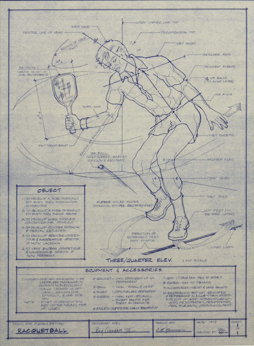 Plans for Playing Better Racquetball by C. M. Mumemeyer 