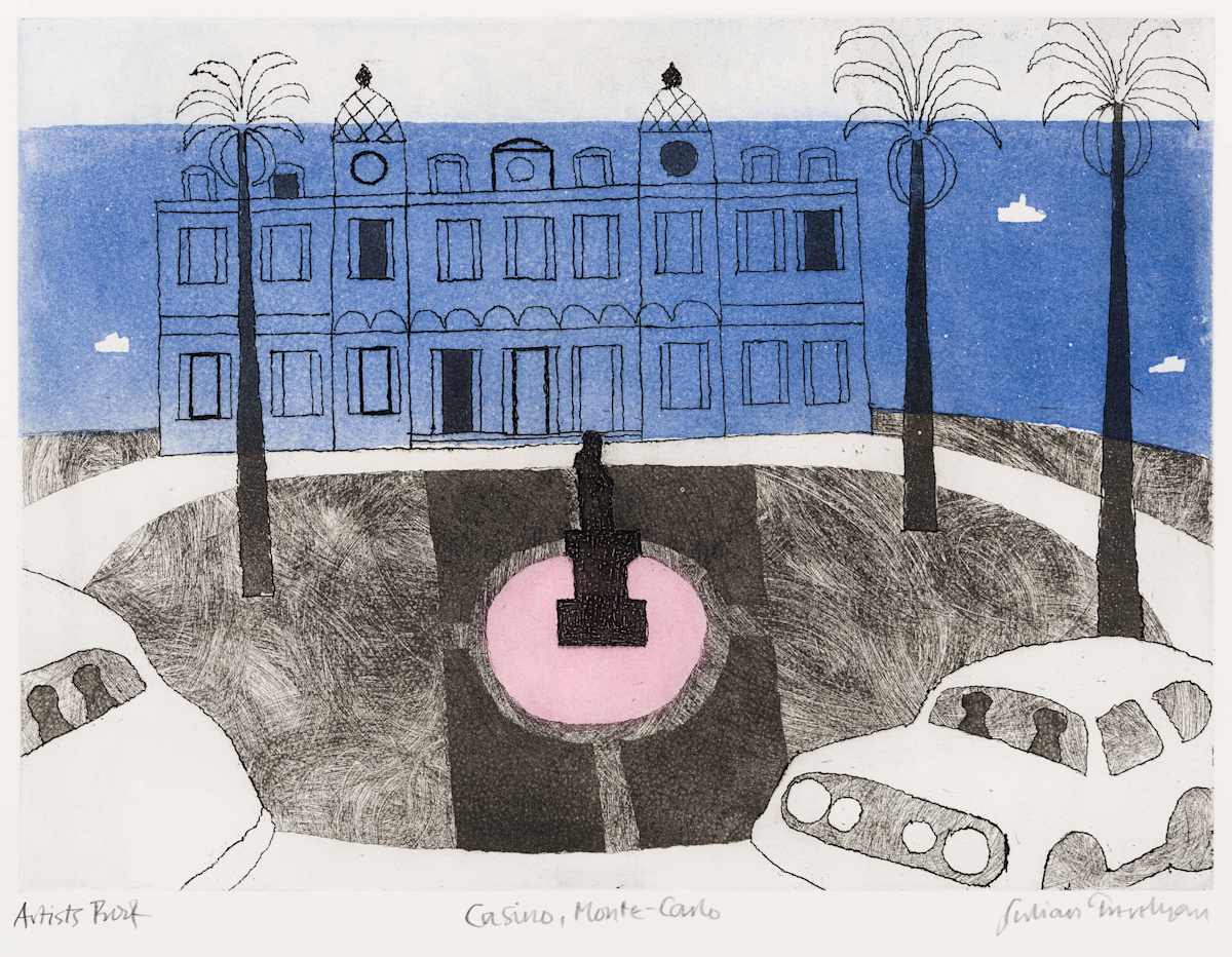 Casino, Monte-Carlo by Julian Trevelyan, Image 1.
