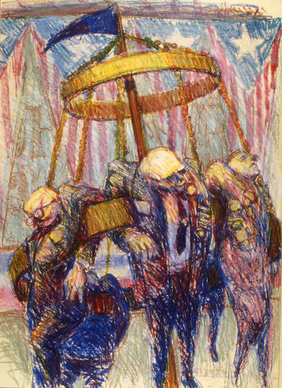 Polifiction: Hanging Men by Leopold Segedin, Image 1.