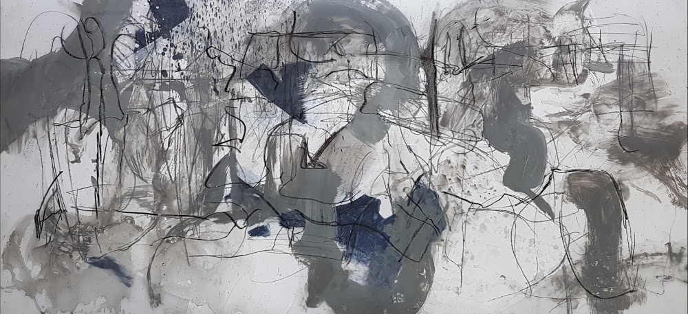 Brave new World/ Junction 7 drawing by Richard Ketley 