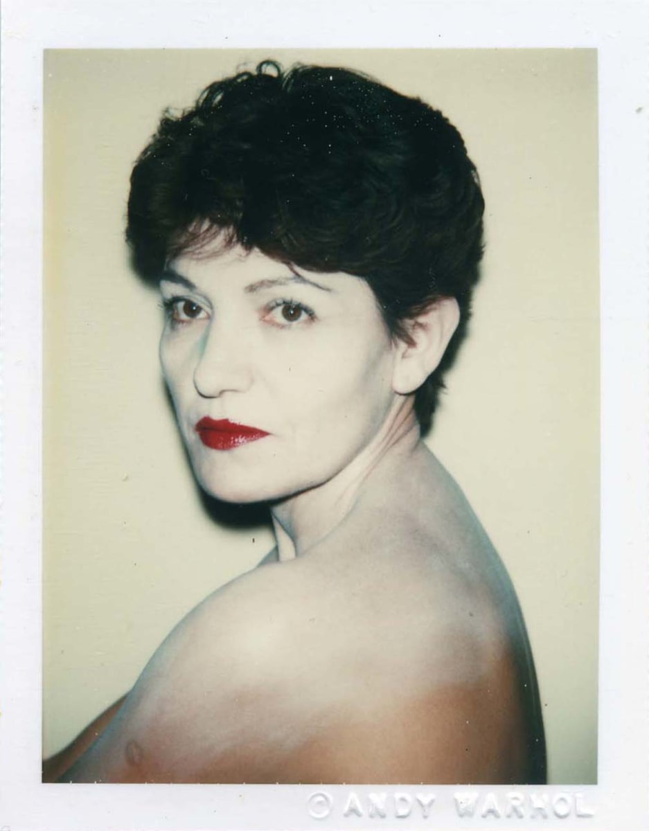 Unidentified Woman (Short Dark Hair) by Andy Warhol 