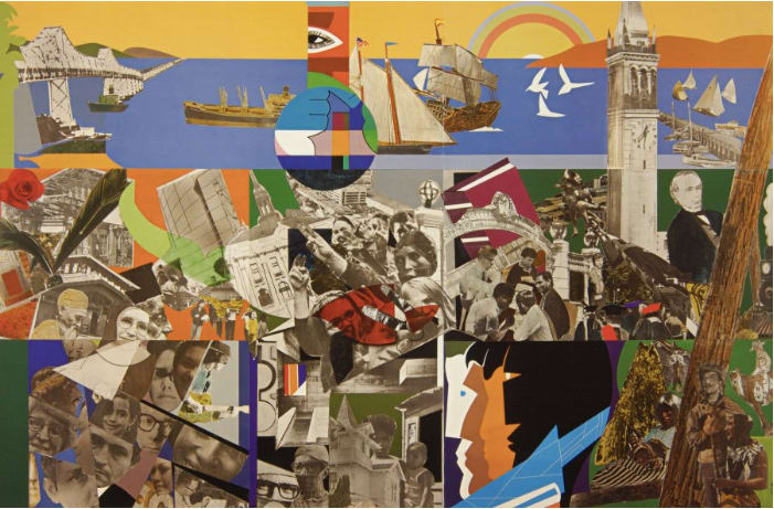 The City and Its People by Romare Bearden 