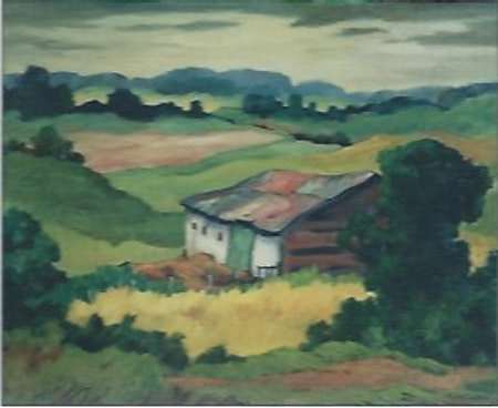 Farm Building with Patched Roof by Tunis Ponsen, Image 1.