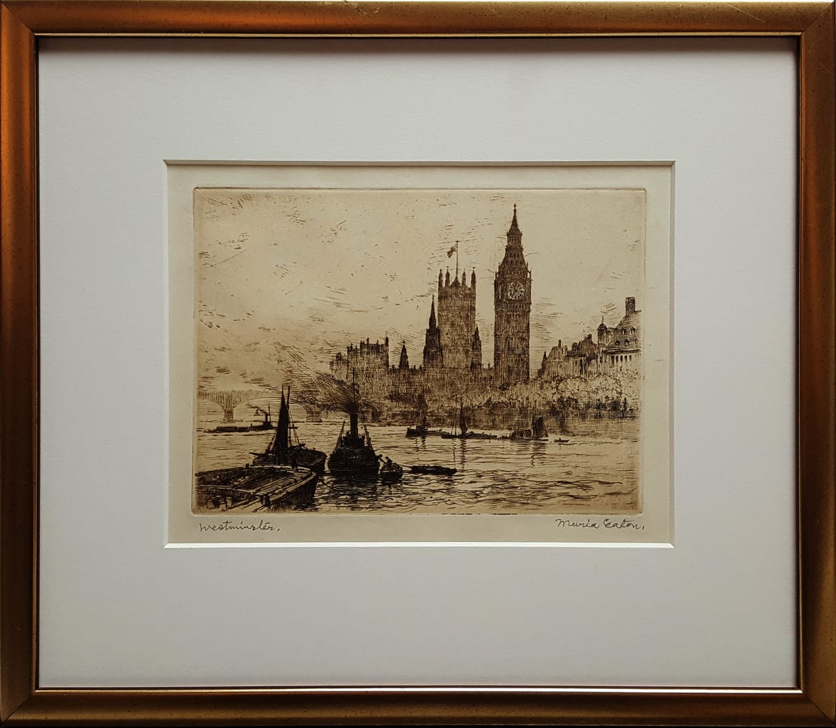 Westminster by Maria Hampshire Eaton (c1860-c1940) 