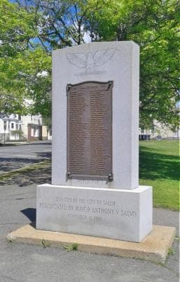 Salem World War I Monument, Image 1.