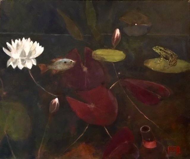 Vanier Water Lily by Marie H Becker 