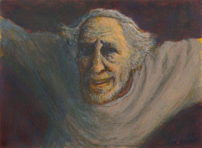 Old Man Dancing #1 by Leopold Segedin, Image 1.