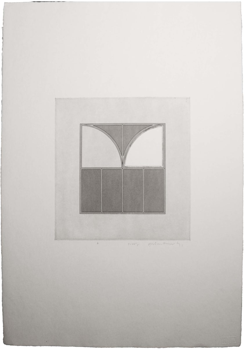 Arc Within a Square V by Gordon House, Image 1.