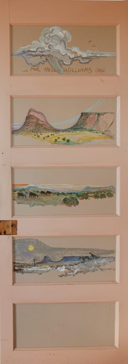 Painted Door by Jerry West 